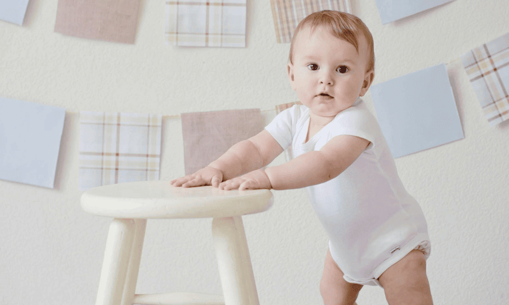 practice sitting with baby